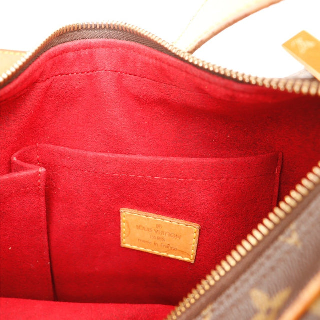 Détail du zip Louis Vuitton Croissant MM Toile Monogramme occasion authentique — AMANA Vintage