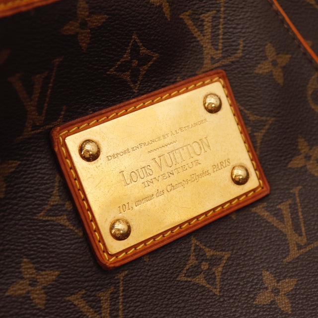 Détail de la plaque signature Louis Vuitton Galliera PM Toile Monogramme occasion authentique — AMANA Vintage