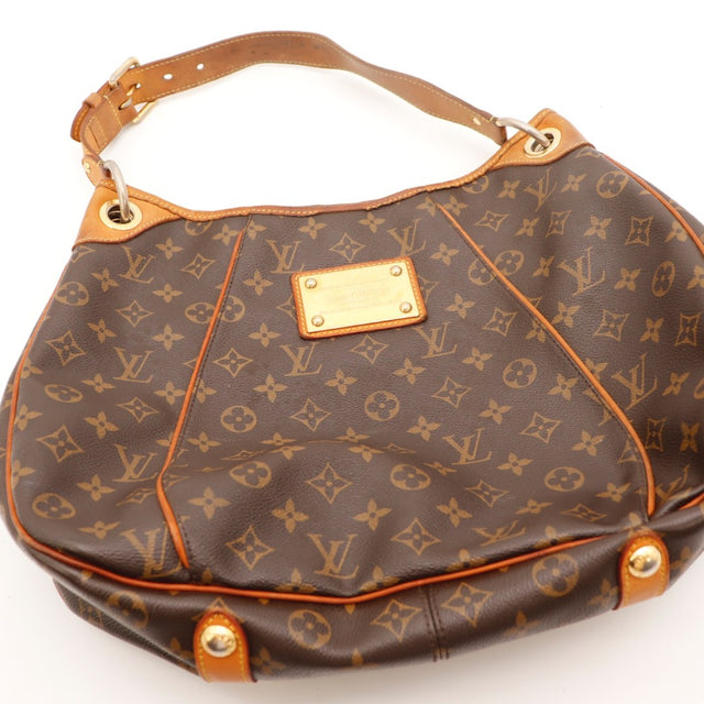 Détail de la doublure Louis Vuitton Galliera PM Toile Monogramme occasion authentique — AMANA Vintage