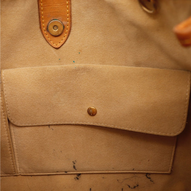 Détail de la boucle de réglage Louis Vuitton Galliera PM Toile Monogramme occasion authentique — AMANA Vintage