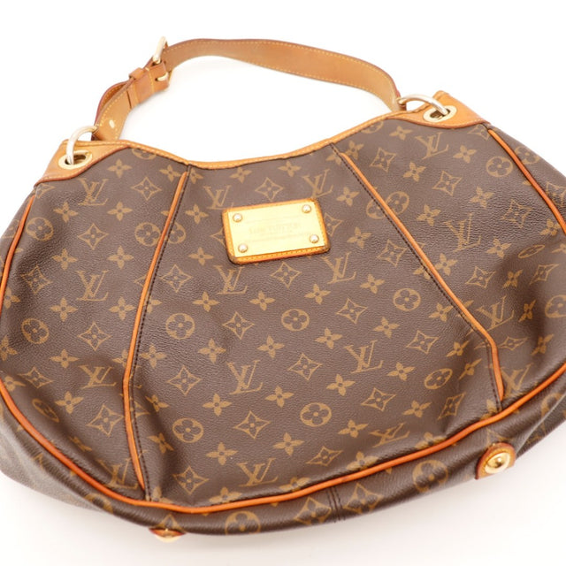 Détail de la patine caramel Louis Vuitton Galliera PM occasion authentique — AMANA Vintage