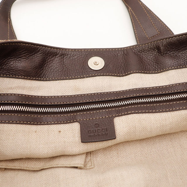 Interieur Tote Horsebit Gucci doublure toile fermeture zip — AMANA Vintage