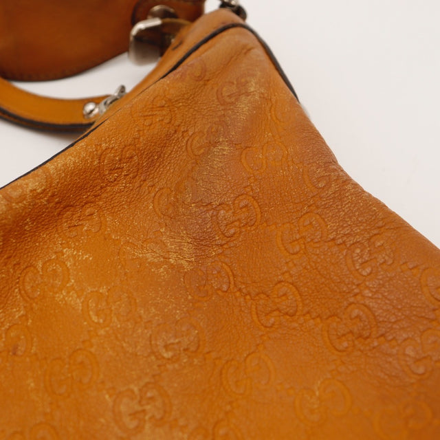 Coins inférieurs Gucci Hobo cuir Guccissima occasion authentique — AMANA Vintage