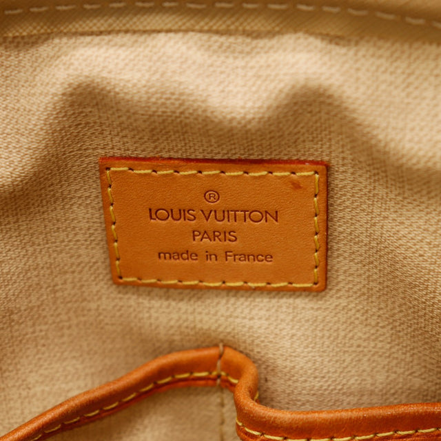 Intérieur doublure textile étiquette Louis Vuitton Paris Trouville — AMANA Vintage
