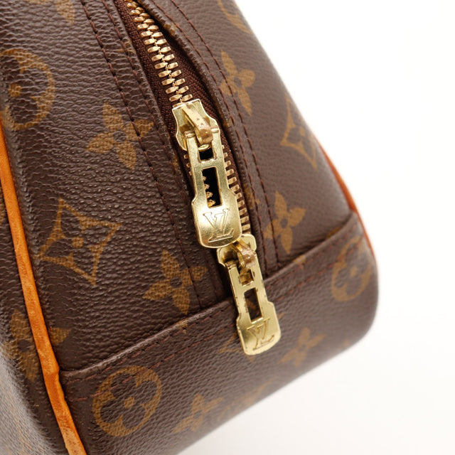 Détail double zip doré Louis Vuitton Trouville — AMANA Vintage