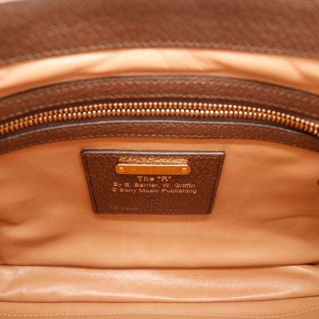 Intérieur doublure cuir beige Gucci Jackie 1961 occasion authentique — AMANA Vintage