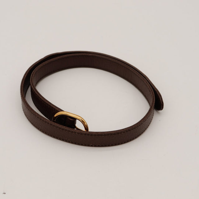Anse cuir marron amovible Gucci Jackie 1961 occasion authentique — AMANA Vintage