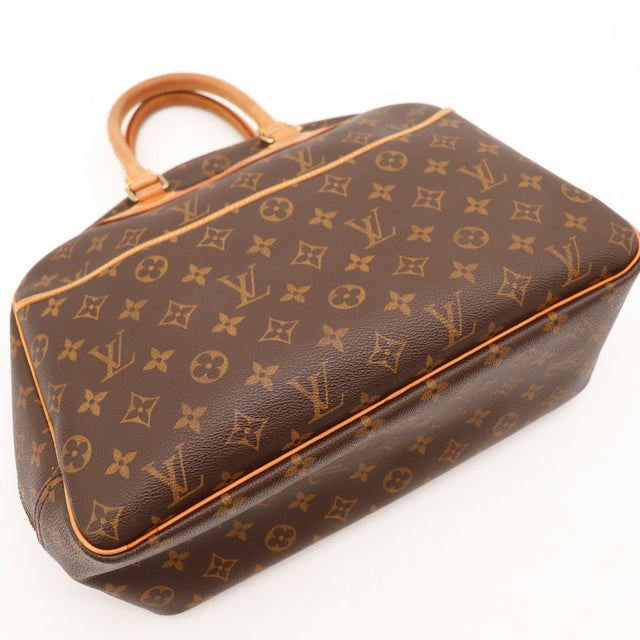 Sac Louis Vuitton Deauville toile Monogram vue angle supérieur occasion authentique — AMANA Vintage