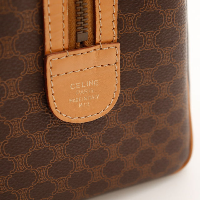 Detail estampille Céline Paris Made in Italy Boston Macadam — AMANA Vintage
