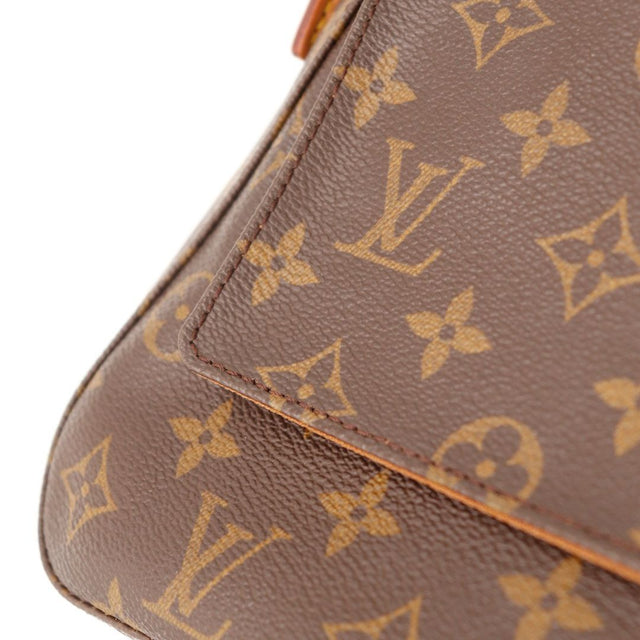 Détail toile Monogram Louis Vuitton Mini Looping occasion authentique — AMANA Vintage