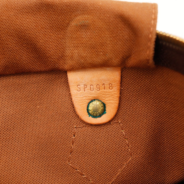 Détail date code SP0918 Louis Vuitton Speedy 30 — AMANA Vintage