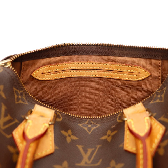 Louis Vuitton Speedy 25 vue du dessous toile Monogram occasion authentique — AMANA Vintage