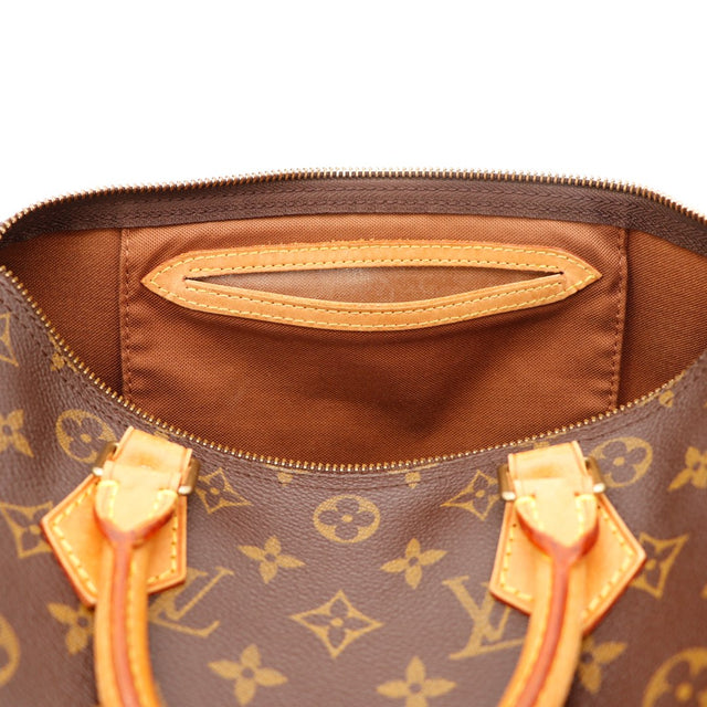 Intérieur Louis Vuitton Speedy 30 doublure toile poche plaquée — AMANA Vintage