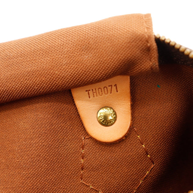 Detail date code Louis Vuitton Speedy 30 tab cuir vachette — AMANA Vintage