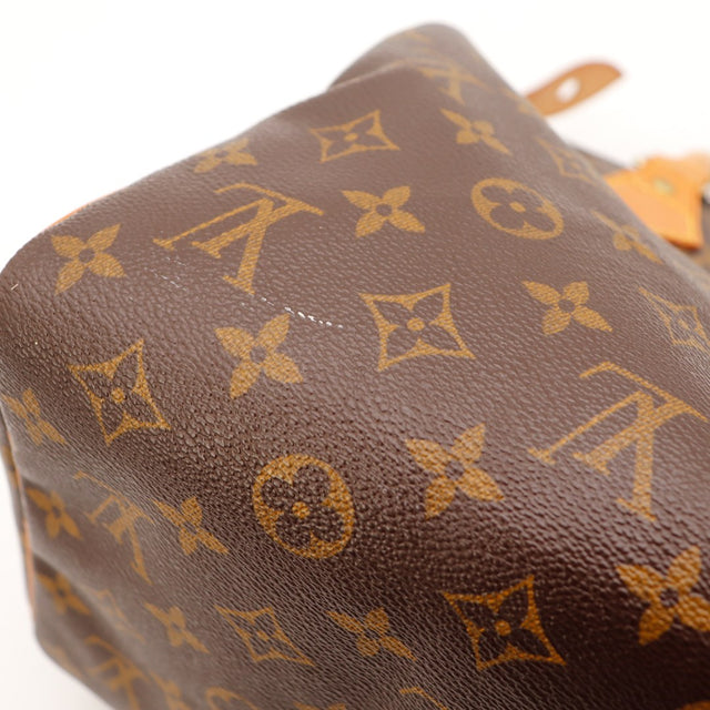 Detail coin toile Monogram Louis Vuitton Speedy 30 occasion authentique — AMANA Vintage