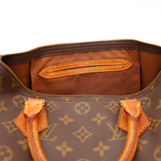 Interieur Louis Vuitton Speedy 30 doublure textile poche interne — AMANA Vintage