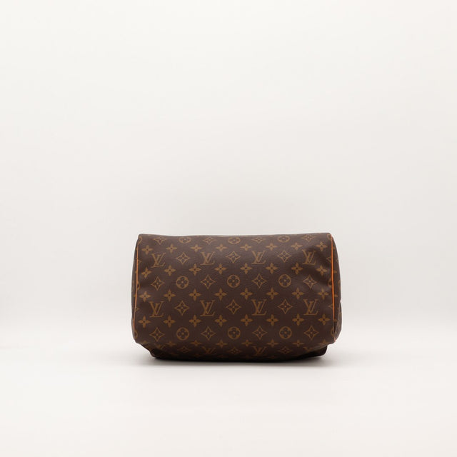 Louis Vuitton Speedy 30 vue du fond toile Monogram — AMANA Vintage