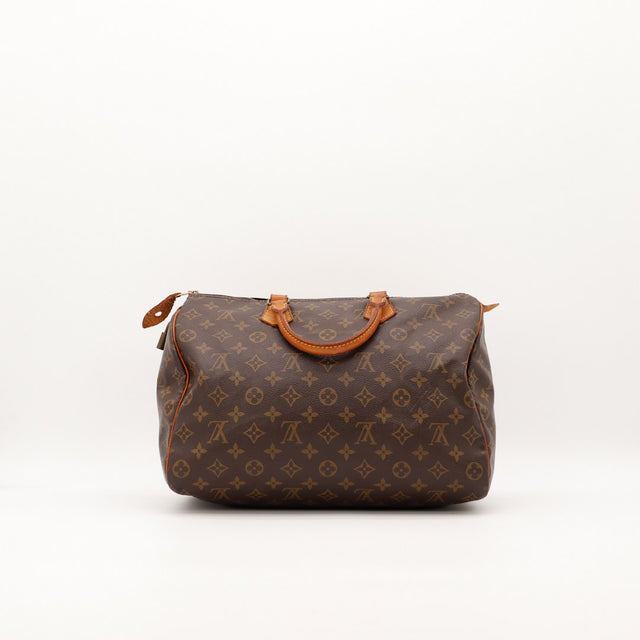 Louis Vuitton Speedy 30 vue de face dos toile Monogram — AMANA Vintage