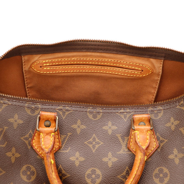 Intérieur Louis Vuitton Speedy 30 doublure textile avec poche zippée — AMANA Vintage