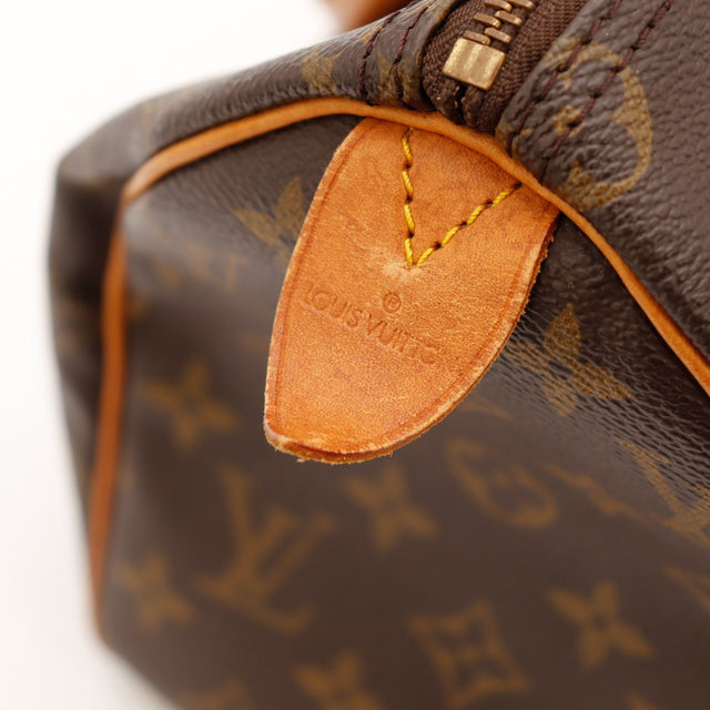 Détail languette cadenas côté opposé Louis Vuitton Speedy 30 — AMANA Vintage