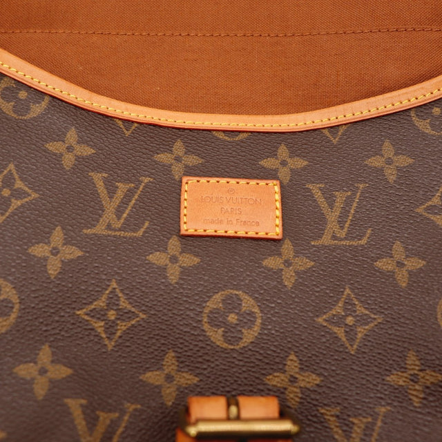Vue 9 sac Louis Vuitton Saumur 35 Toile Monogramme occasion authentique — AMANA Vintage