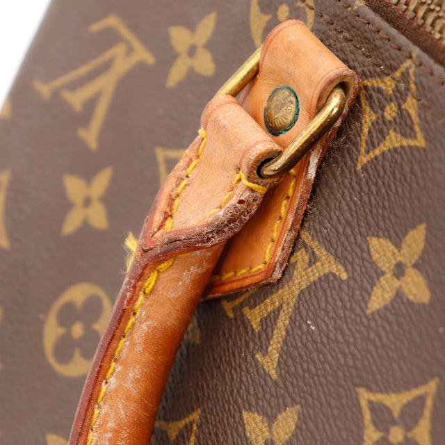 Détail rivet vert-de-gris attache anse Louis Vuitton Speedy 30 — AMANA Vintage
