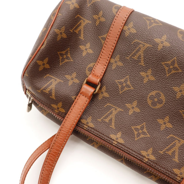 Vue du dessous Louis Vuitton Papillon 30 Toile Monogramme occasion authentique — AMANA Vintage