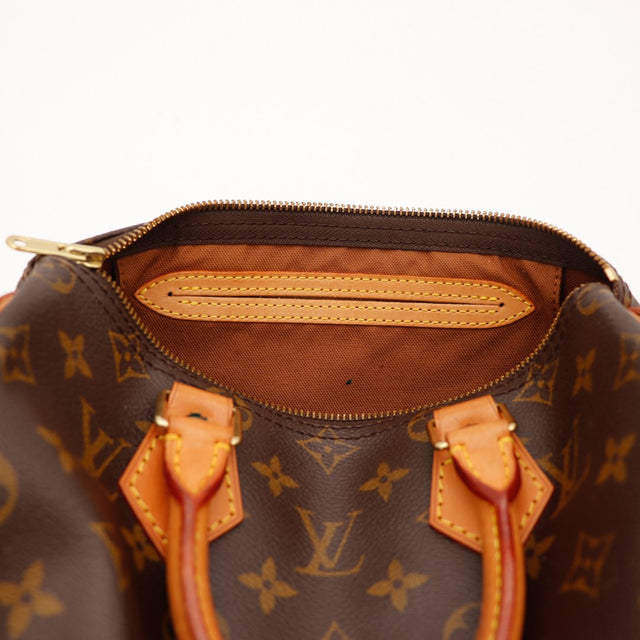 Intérieur Louis Vuitton Speedy 25 doublure textile orange — AMANA Vintage