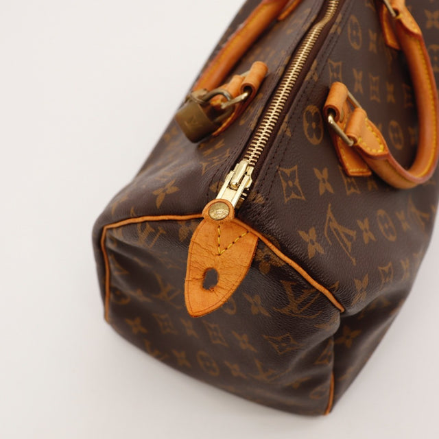 Vue du fond Louis Vuitton Speedy 30 Toile Monogramme occasion authentique — AMANA Vintage