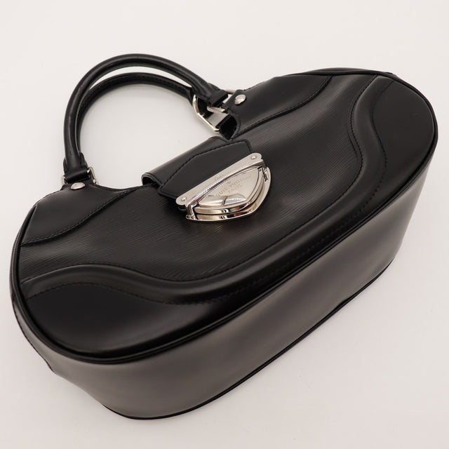 Vue de dessus sac Louis Vuitton cuir Épi noir occasion authentique — AMANA Vintage