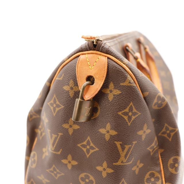 Vue de dessus Louis Vuitton Speedy 35 Toile Monogramme occasion authentique — AMANA Vintage