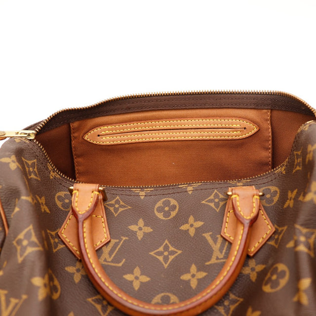 Date code SP0929 Louis Vuitton Speedy 30 languette cuir vachette intérieur — AMANA Vintage