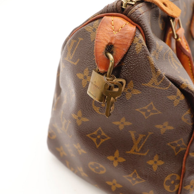 Vue du dessous Louis Vuitton Speedy 30 Toile Monogramme occasion authentique — AMANA Vintage