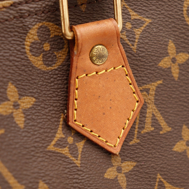 Détail zip curseur doré Louis Vuitton Speedy 30 toile monogramme — AMANA Vintage