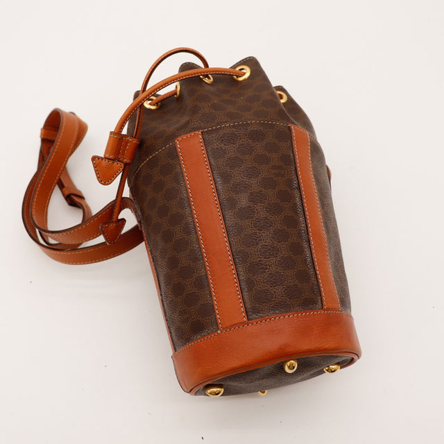 Sac seau Céline Macadam vue plongeante toile enduite occasion authentique — AMANA Vintage