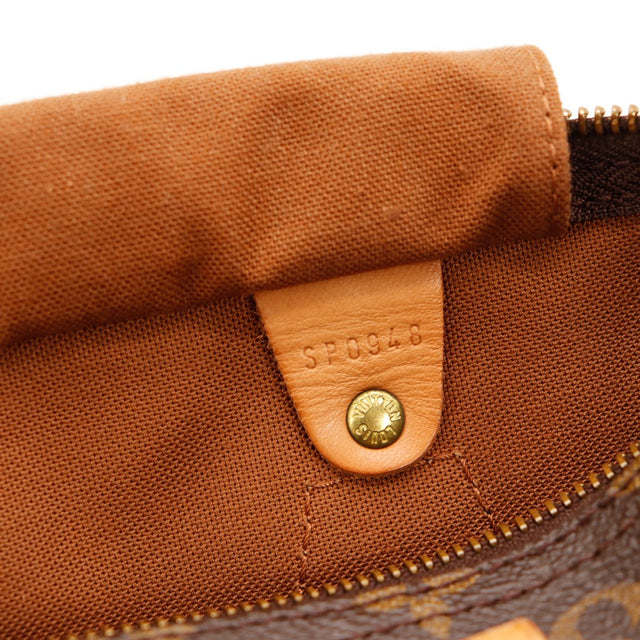 Date code SP0948 Louis Vuitton Speedy 30 sur languette cuir intérieure — AMANA Vintage