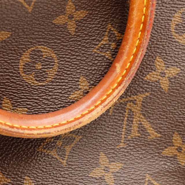 Détail tranche anse Louis Vuitton Speedy 30 usure vernis rouge — AMANA Vintage