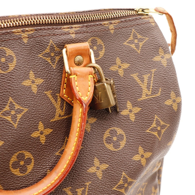Vue du dessus Louis Vuitton Speedy 30 Toile Monogramme occasion authentique — AMANA Vintage