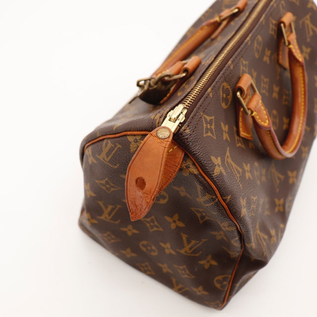 Vue du fond Louis Vuitton Speedy 30 Toile Monogramme occasion authentique — AMANA Vintage