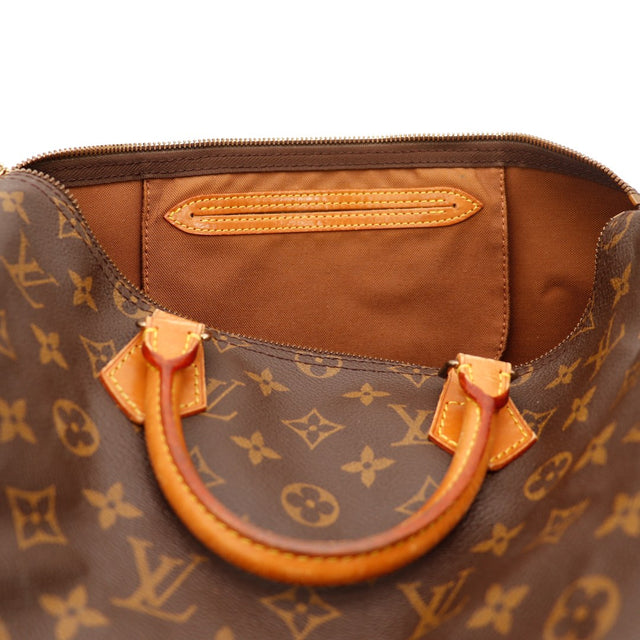 Intérieur Louis Vuitton Speedy 35 doublure textile marron propre — AMANA Vintage