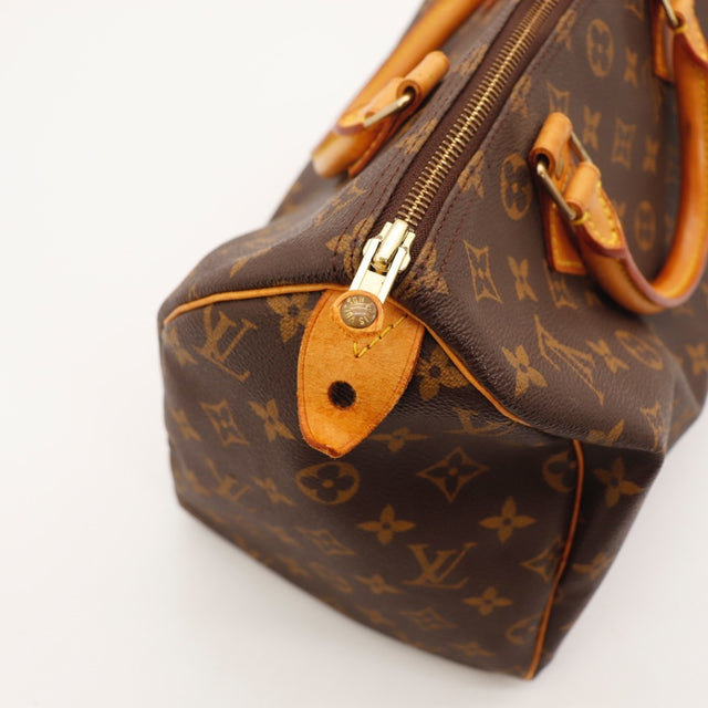 Vue de dos Louis Vuitton Speedy 30 Toile Monogramme occasion authentique — AMANA Vintage
