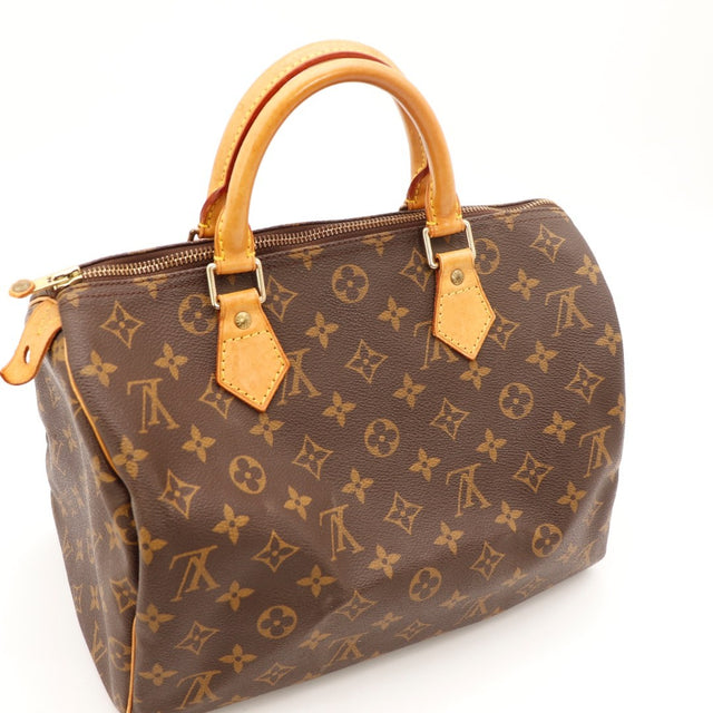 Vue du dessous Louis Vuitton Speedy 30 Toile Monogramme occasion authentique — AMANA Vintage