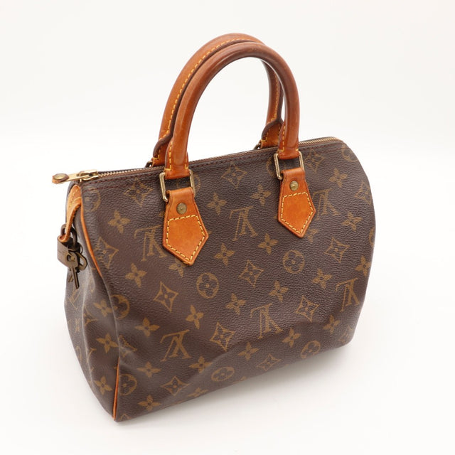 Vue du dessous Louis Vuitton Speedy 25 Toile Monogramme occasion authentique — AMANA Vintage
