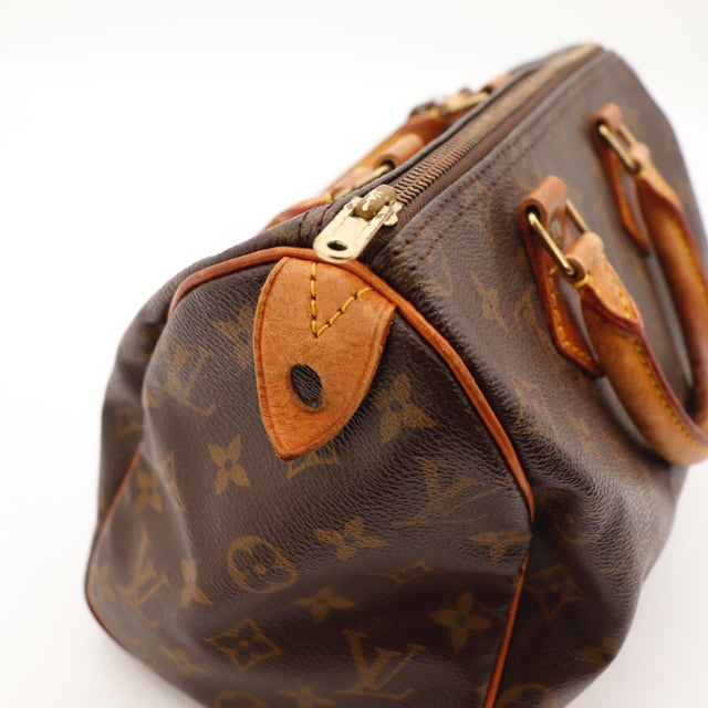 Vue du fond Louis Vuitton Speedy 25 Toile Monogramme occasion authentique — AMANA Vintage