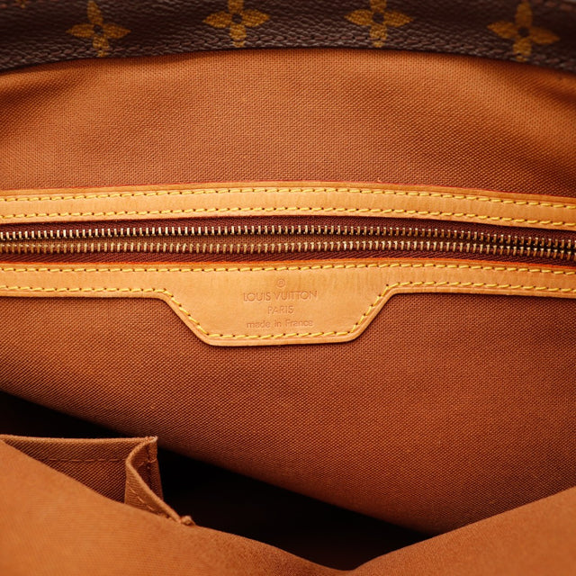 Intérieur toile et poche zippée du Louis Vuitton Cabas Mezzo — AMANA Vintage