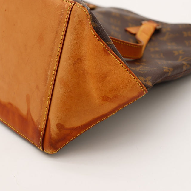 Coin vachette patiné du Louis Vuitton Cabas Mezzo occasion — AMANA Vintage