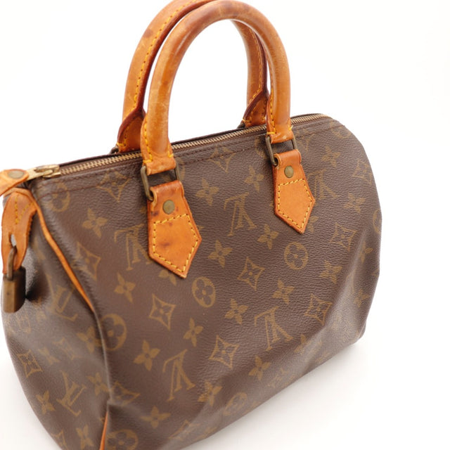Détail de l'argenterie Louis Vuitton Speedy 25 Toile Monogramme occasion authentique — AMANA Vintage
