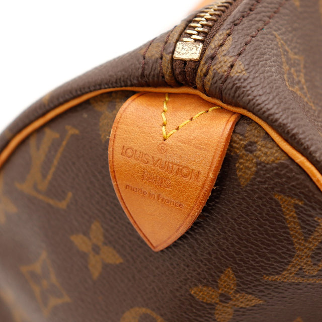 Languette cuir Louis Vuitton Paris made in France Speedy 30 — AMANA Vintage