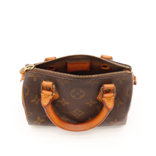 Détail de la fermeture Louis Vuitton Mini Speedy Toile Monogramme occasion authentique — AMANA Vintage