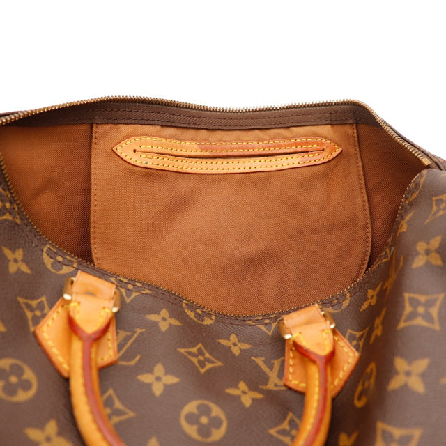Intérieur Louis Vuitton Speedy 35 doublure marron propre — AMANA Vintage